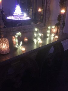 letters lights cannery new orleans wedding reception