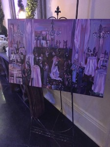 live painter new orleans wedding reception the cannery