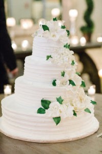 New Orleans wedding cake